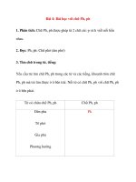 Bé học phụ âm ghép: Bài 4: Bài học với chữ Ph, ph docx
