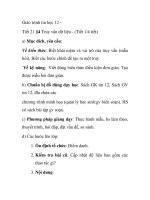 Giáo trình tin học 12 - Tiết 21 Truy vấn dữ liệu - (Tiết 1/4 tiết) ppt