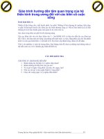 Giáo trình hướng dẫn tầm quan trọng của hệ thần kinh trung ương đối với các biến cố cuộc sống phần 1 doc