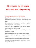 Đề cương ôn thi tốt nghiệp môn sinh theo từng chương Chương Nguyên nhân và cơ chế tiến hóa_1 docx