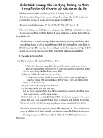 Giáo trình hướng dẫn sử dụng đường cố định trong Router để chuyển gói các dạng tập tin phần 1 ppsx