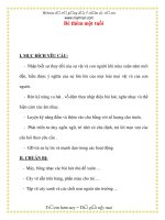 Giáo án chương trình mới: Lớp lá Bé thêm một tuổi pps