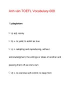 Anh văn TOEFL Vocabulary-008 doc