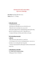 Giáo án giảng dạy khối lớp Lá: Hoạt động nhận biết: Con cá pdf