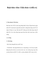 Ruột thừa viêm: Chẩn đoán và điều trị pdf