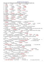 ĐỀ KIỂM TRA CHẤT LƯỢNG SỐ 1 docx