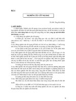 NGHIÊN CỨU KHOA HỌC NGÀNH Y - Bài 4 docx