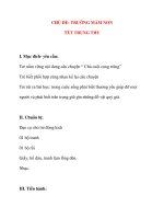 Giáo án chương trình mới: Lớp lá TẾT TRUNG THUI. pps