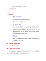 Giáo án đại số lớp 6 - Tiết 31 LUYỆN TẬP pptx