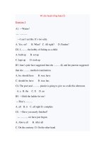 40 câu luyện tổng hợp (2) pptx