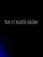 TÂM LÝ NGƯỜI BỆNH doc