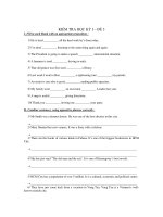 KIỂM TRA HỌC KỲ I – ĐỀ 3 doc