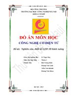 Nghiên cứu, thiết kế LED 3d hình vuông