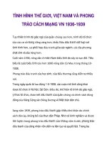 TÌNH HÌNH THẾ GIỚI, VIỆT NAM VÀ PHONG TRÀO CÁCH MẠNG VN 1936-1939_4 docx