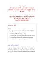 CHƯƠNG 6 XỬ TRÍ ĐƯỜNG KHÍ VÀ SỰ THÔNG KHÍ PHỔI PHẦN 3 ppt