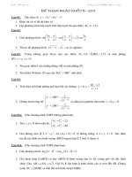 Đề thi tham khảo khối B năm 2007 pps