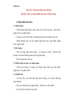 Giáo án chương trình đổi mới Đề tài : Ôn so sánh chiều dài của 3 đối tượng ppt