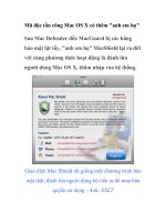 Mã độc tấn công Mac OS X có thêm 
