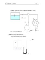Giáo trình hướng dẫn đo mức cao của môi chất bằng phương pháp tiếp xúc ở tiết diện gốc của tầng p2 pptx