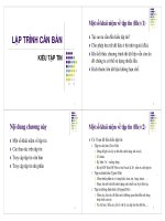 LẬP TRÌNH CĂN BẢN - KIỂU TẬP TIN ppt