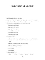 ĐẠI CƯƠNG VỀ VÔ SINH docx