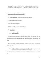 NHIỄM KHUẨN MÁU VÀ SỐC NHIỄM KHUẨN ppt