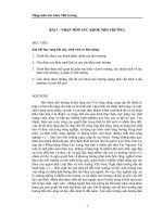 Nhập môn Sức khỏe Môi trường pps