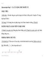 Giáo án đại số lớp 7 - Tiết 2: CỘNG TRỪ SỐ HỮU TỈ pptx