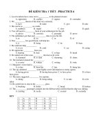 ĐỀ KIỂM TRA 1 TIẾT - PRACTICE 6 pdf