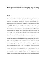 Tiêm gonadotrophins chuẩn bị nội mạc tử cung docx