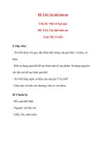 Giáo án chương trình mới: Lớp lá ĐỀ TÀI: Cây khế nhà em doc