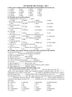 ÔN THI THỬ ĐH NĂM 2011 – ĐỀ 4 pot