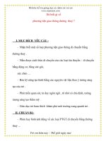 Giáo án chương trình mới: Lớp Chồi Bé biết gì về pps