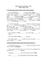 ĐỀ ÔN THI TN NĂM 2011 – ĐỀ 2 MÔN: TIẾNG ANH pot