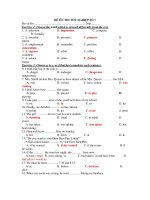 ĐỀ ÔN THI TỐT NGHIỆP SỐ 7 docx