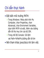 Lập trình Java cơ bản : Tổng quan lập trình Java part 7 ppt