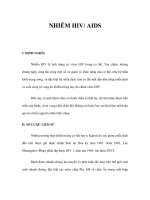 NHIỄM HIV/ AIDS pot