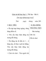 Giáo án thể dục lớp 3 - Bài 6: Ôn đội hình đội ngũ pps
