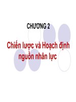 Chương 2: Chiến lược và hoạch định nguồn nhân lực doc