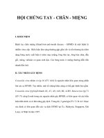 HỘI CHỨNG TAY - CHÂN - MIỆNG potx