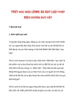 TRIẾT HOC MÁC-LÊNIN: BA QUY LUẬT PHÉP BIỆN CHỨNG DUY VẬT_1 pot