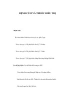 BỆNH CÚM VÀ THUỐC ĐIỀU TRỊ ppsx