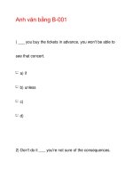 Anh văn bằng B-001 pptx