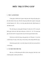 ĐIỀU TRỊ CƯỜNG GIÁP pps