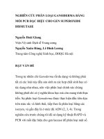 BÁO CÁO KHOA HỌC: 