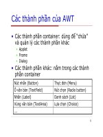 Lập trình Java cơ bản : Lập trình GUI (Applet) part 2 pdf