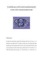 So sánh hiệu quả của hỗ trợ thoát màng bằng dung dịch Tyrode và laser trong chuyển phôi trữ lạnh pps