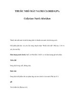 THUỐC NHỎ MẮT NATRI CLORID 0,9% docx