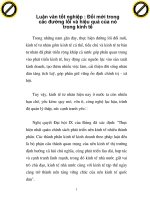 Luận văn tốt nghiệp : Đổi mới trong các đường lối và hiệu quả của nó trong kinh tế phần 1 potx