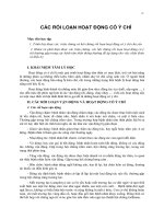 10CÁC RỐI LOẠN HOẠT ĐỘNG CÓ Ý CHÍ pps